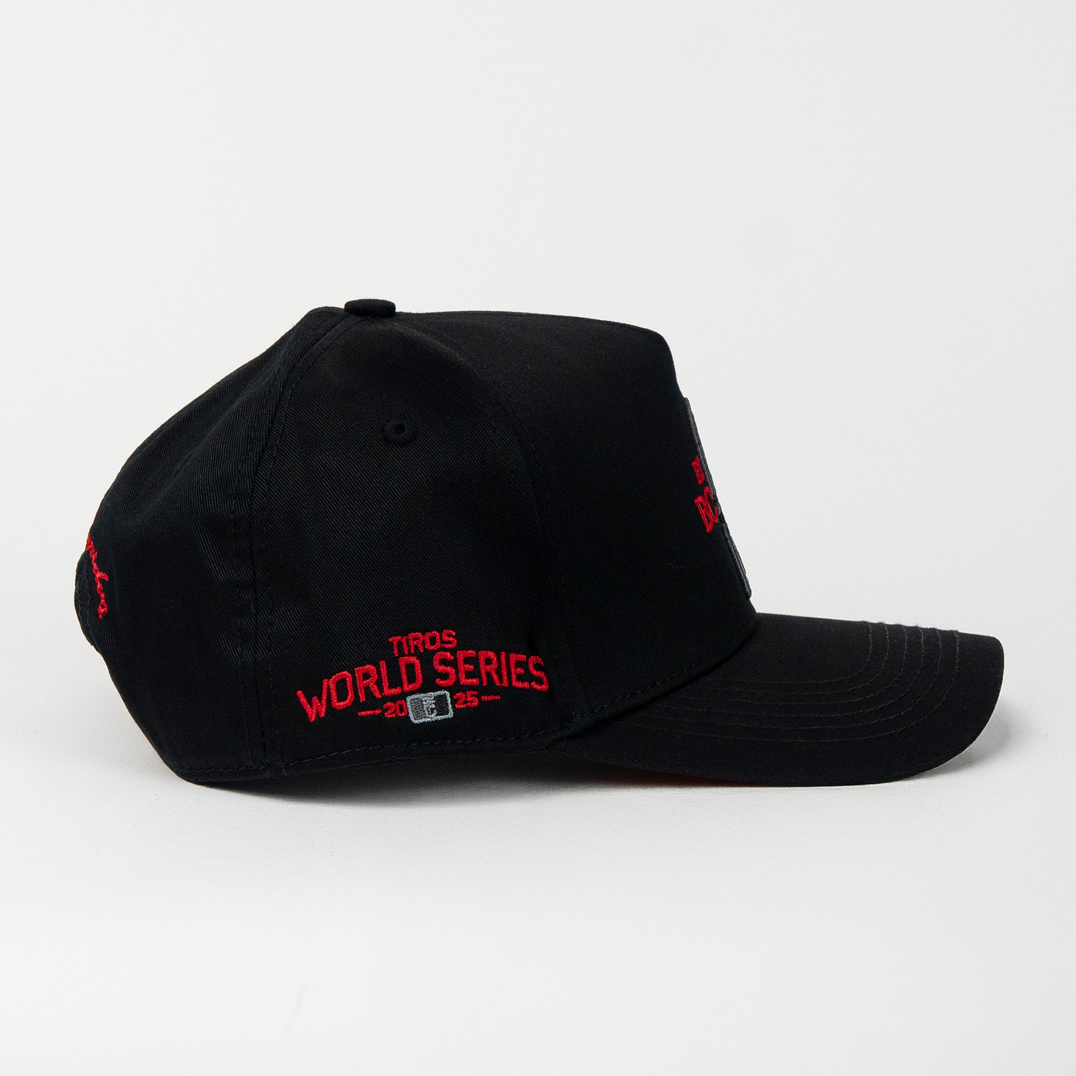 Gorra El Tiros Caps EL BOSS BLACK de Tela | Cierre Cerrado Visera Curva