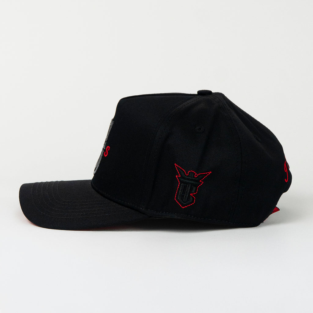 Gorra El Tiros Caps EL BOSS BLACK de Tela | Cierre Cerrado Visera Curva