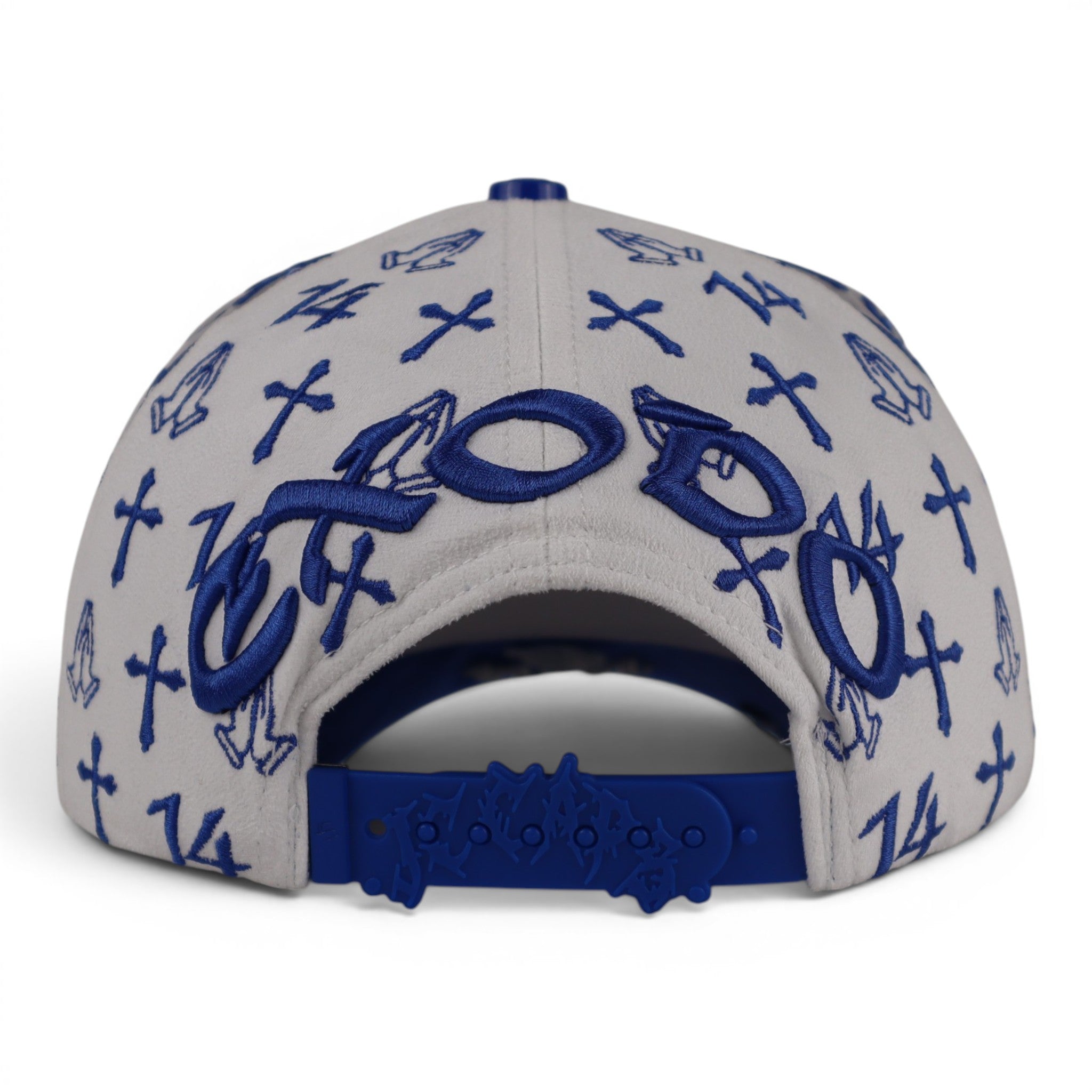 GORRA JC CAPS EXODO 14/14 WHITE BLUE