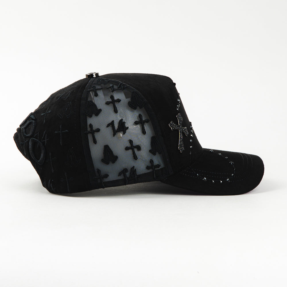 GORRA JC CAPS EXODO 14/14 CROSS CHROME CRYSTALS