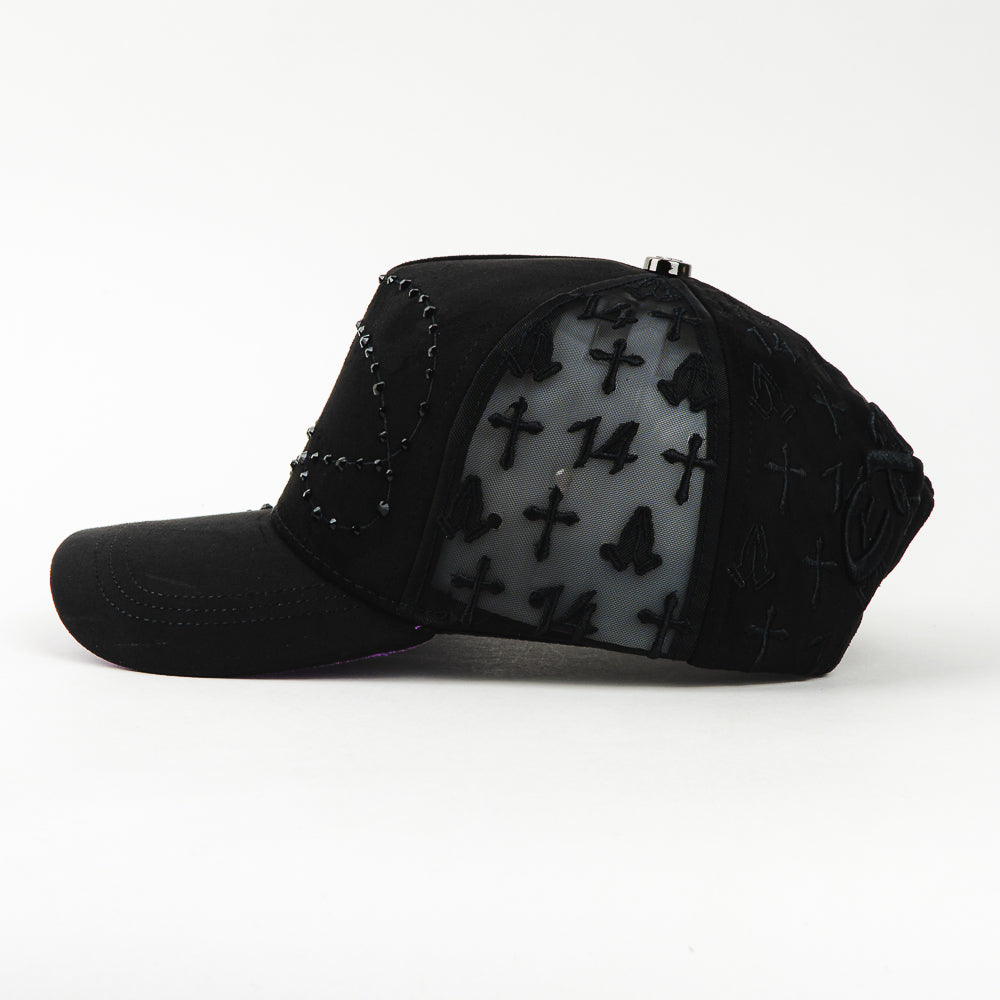 GORRA JC CAPS EXODO 14/14 CROSS CHROME CRYSTALS