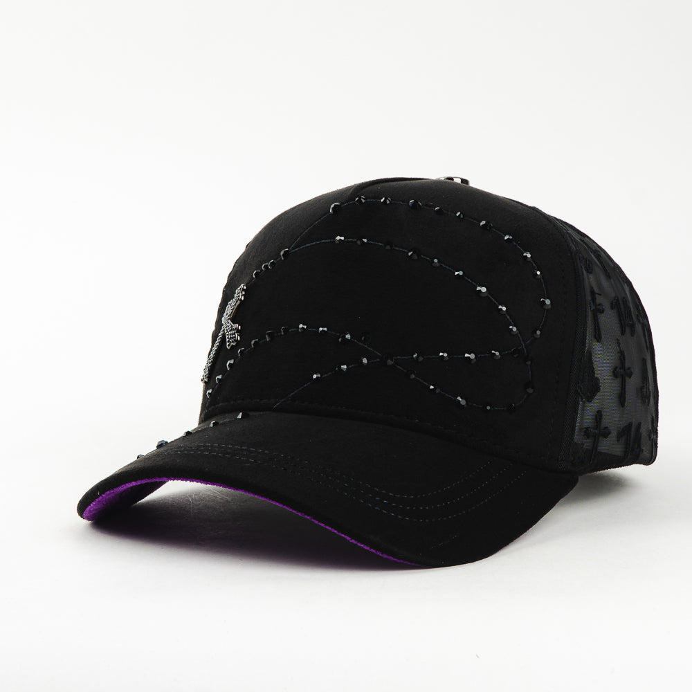GORRA JC CAPS EXODO 14/14 CROSS CHROME CRYSTALS