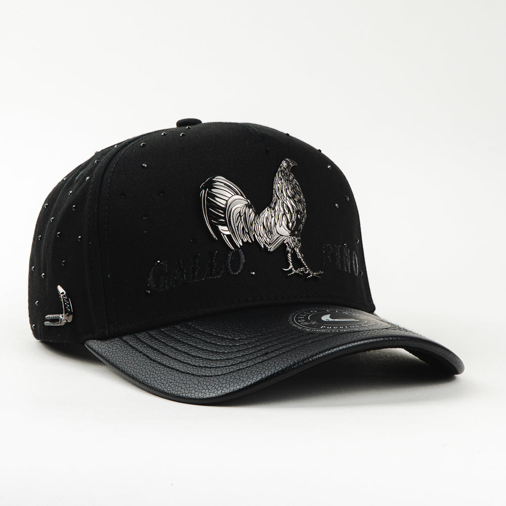 GORRA FLORENCE CAPS GALLO FINO ALL BLK*******ADICIONALES