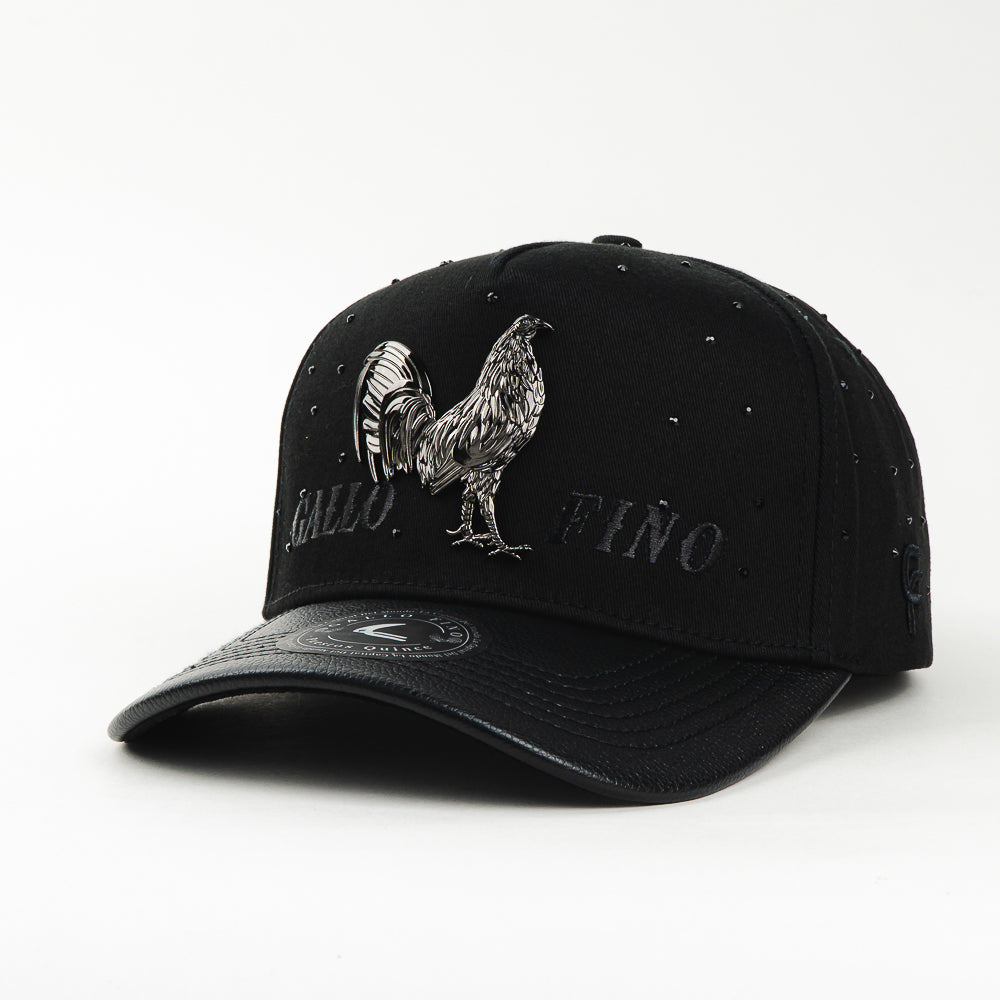 GORRA FLORENCE CAPS GALLO FINO ALL BLK*******ADICIONALES