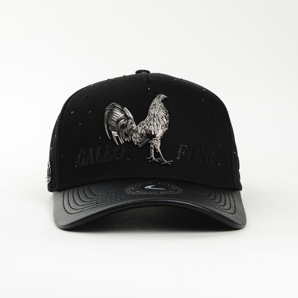 GORRA FLORENCE CAPS GALLO FINO ALL BLK*******ADICIONALES