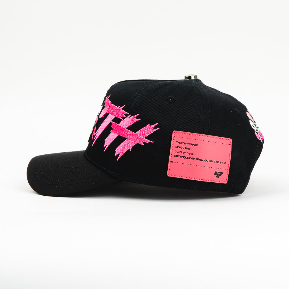 GORRA THE FOURTH MURAKAMI PINK BLACK