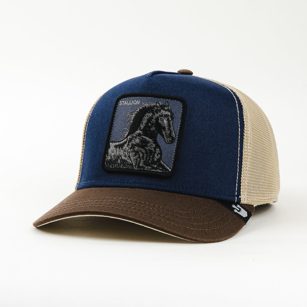 GORRA GOORIN BROS STALLION NAVY/BROWN