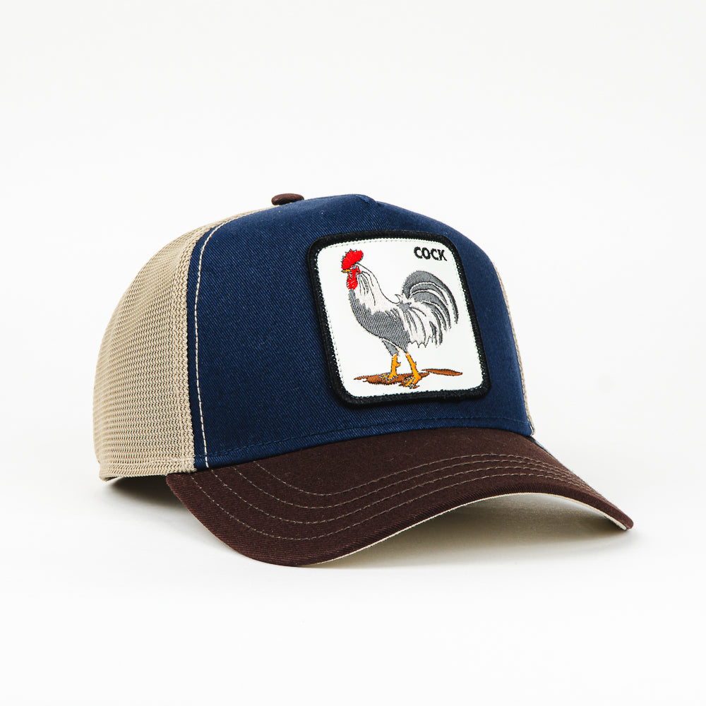 GORRA GOORIN BROS COCK ROOSTER OLI/BRN