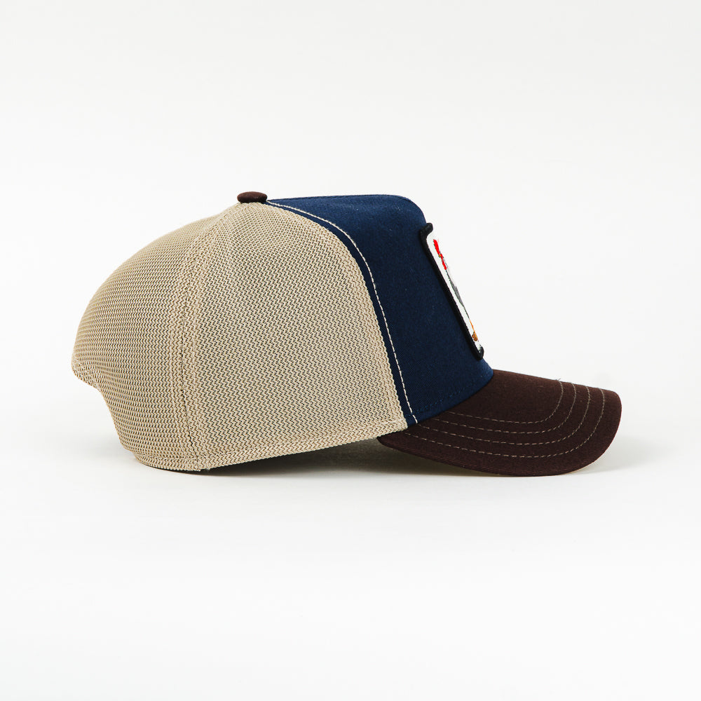 GORRA GOORIN BROS COCK ROOSTER OLI/BRN