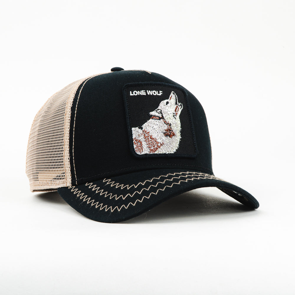 GORRA GOORIN BROS LONE WOLF BLACK