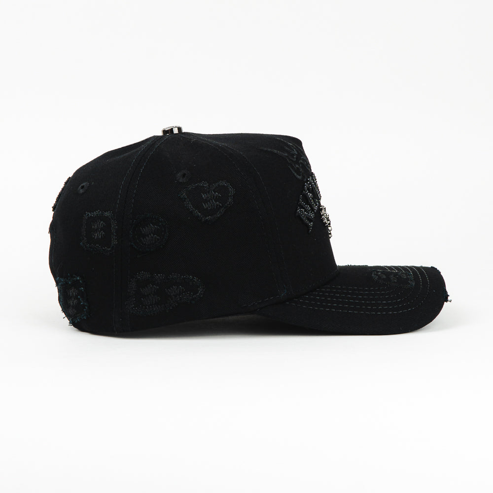 GORRA JL GORILLA NY CRUZ BLACK
