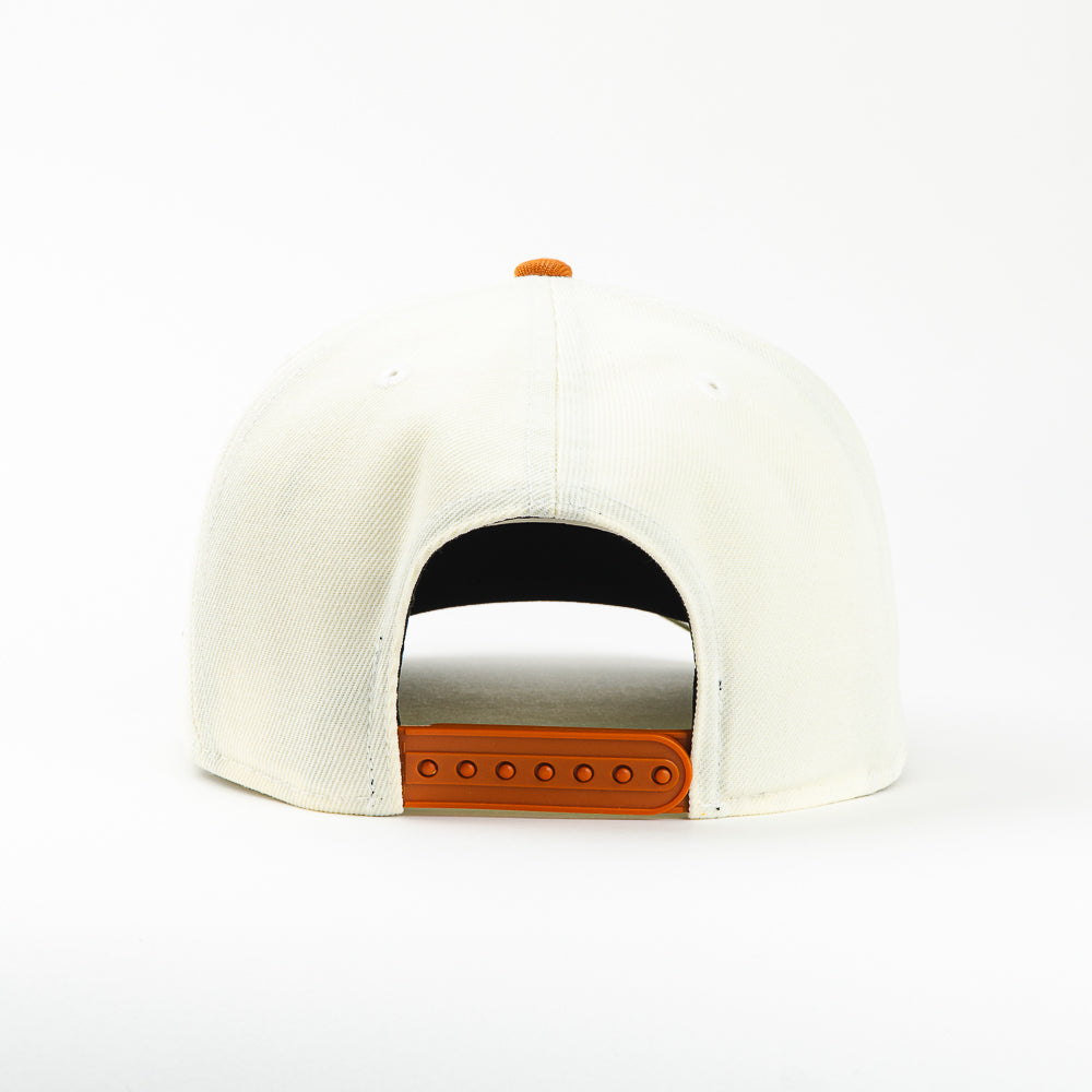 GORRA A FRAME NEW ERA DODGERS WORLD SERIES CHAMPION 2025 ORANGE/BEIGE