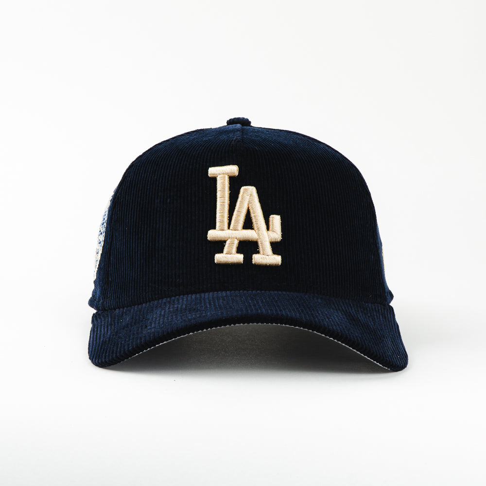 GORRA A FRAME NEW ERA DODGERS CORDUROY NAVY WHITE