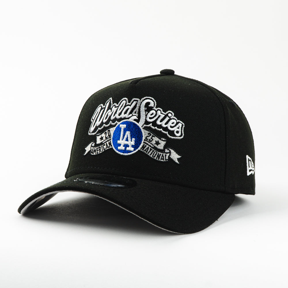 GORRA A FRAME NEW ERA DODGERS WORLD SERIES BLACK