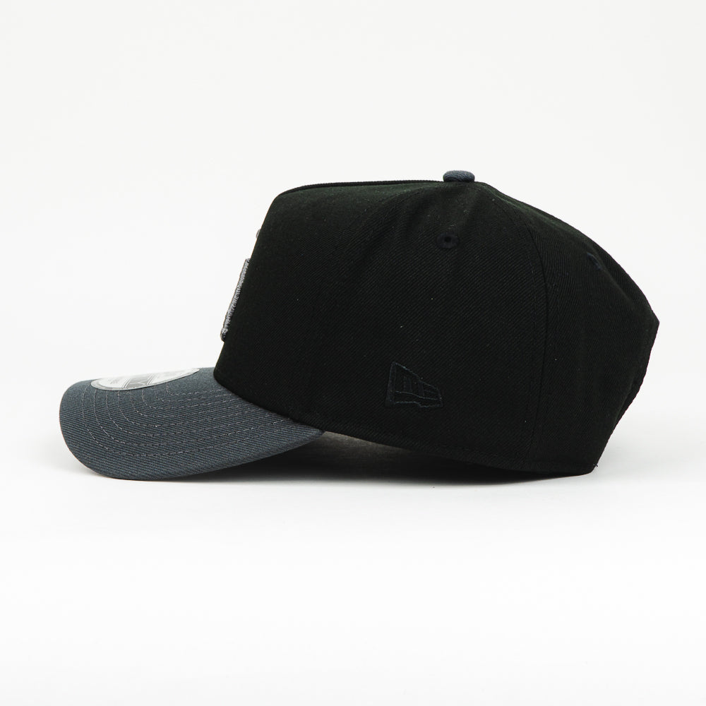 GORRA A FRAME NEW ERA DODGERS WS 2025 BLACK/GREY