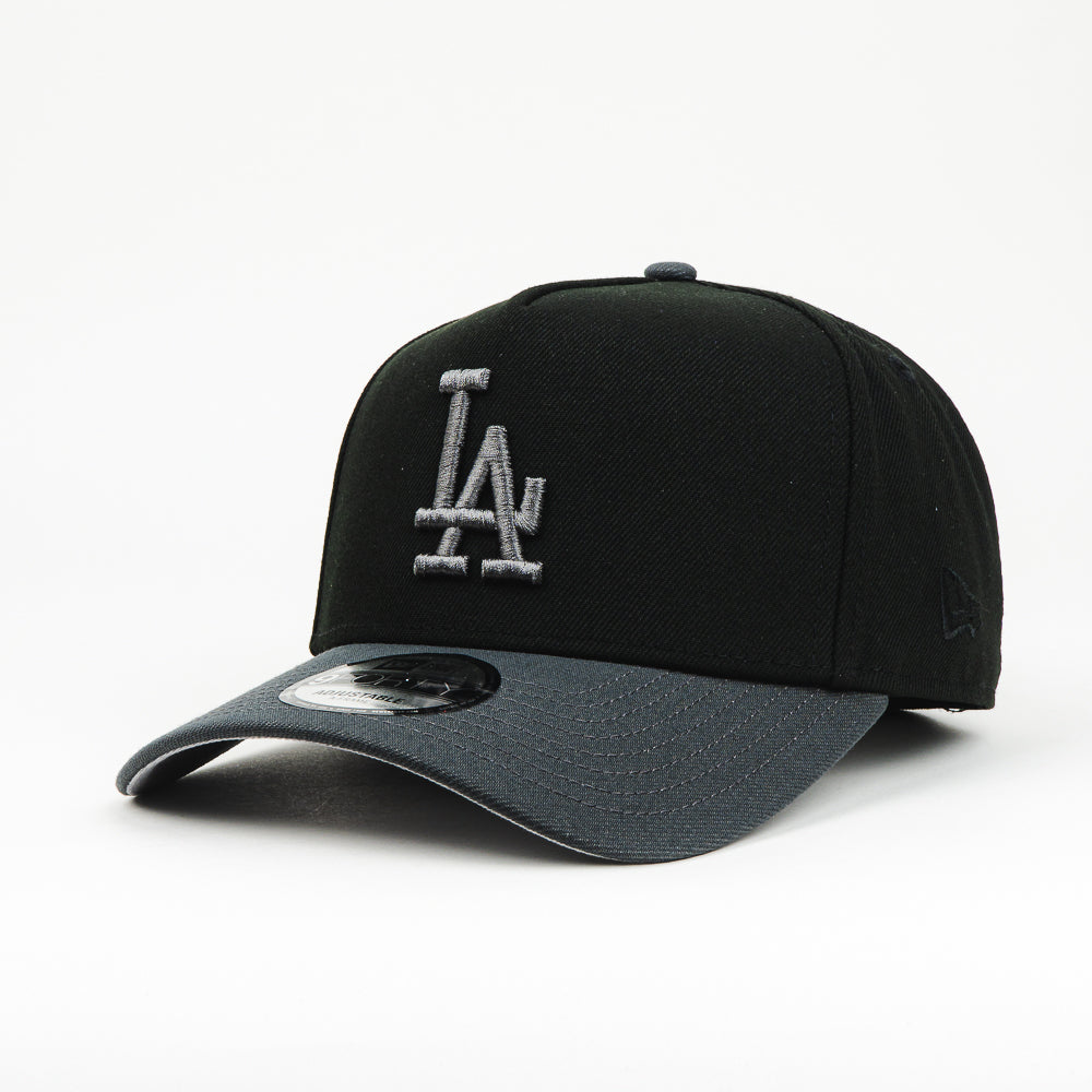 GORRA A FRAME NEW ERA DODGERS WS 2025 BLACK/GREY
