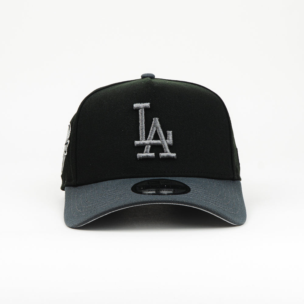 GORRA A FRAME NEW ERA DODGERS WS 2025 BLACK/GREY