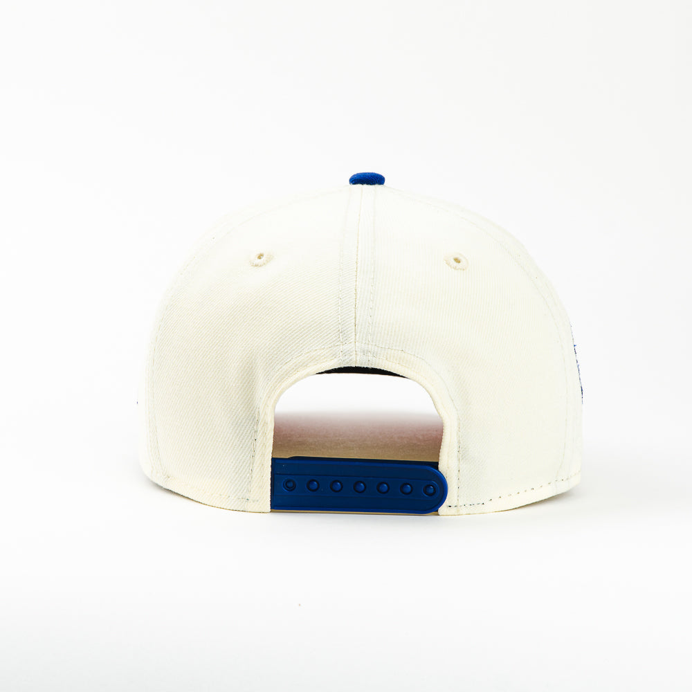 GORRA A FRAME NEW ERA YOSHUINOBI KANJI BEIGE BLUE