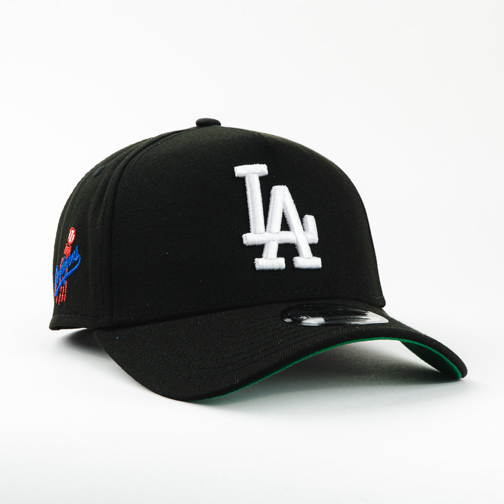 GORRA A FRAME NEW ERA DODGERS LA BLACK/WHITE