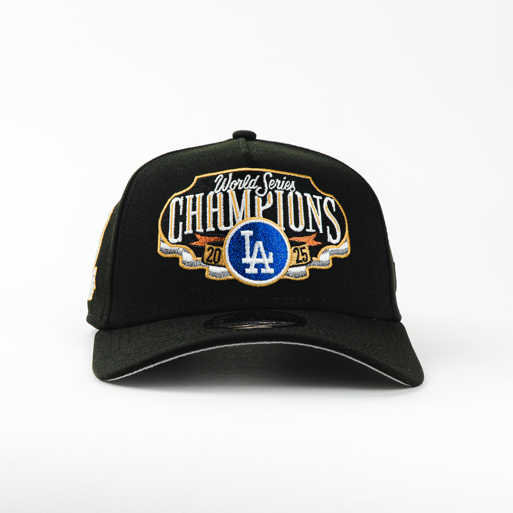 GORRA A FRAME NEW ERA DODGERS WORLD SERIES CHAMPION 2025 BLACK