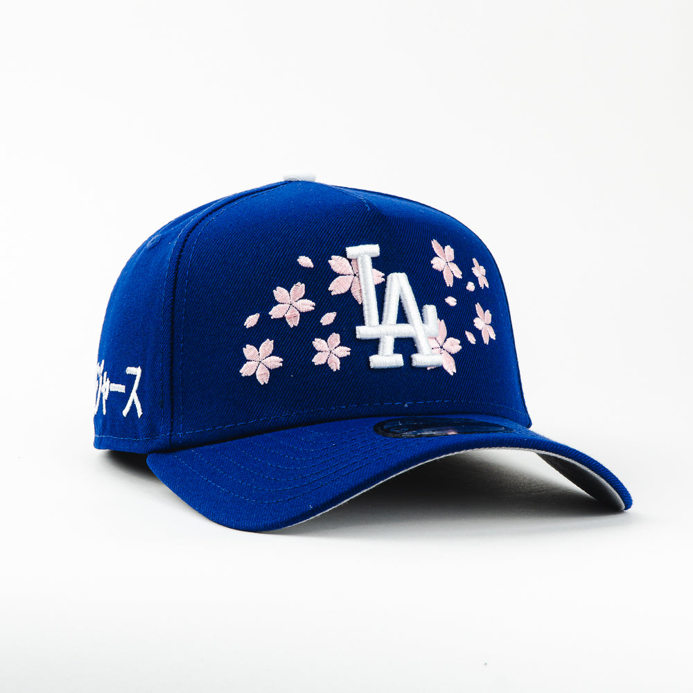 GORRA A FRAME NEW ERA DODGERS SAKURA KANJI ROYAL BLUE