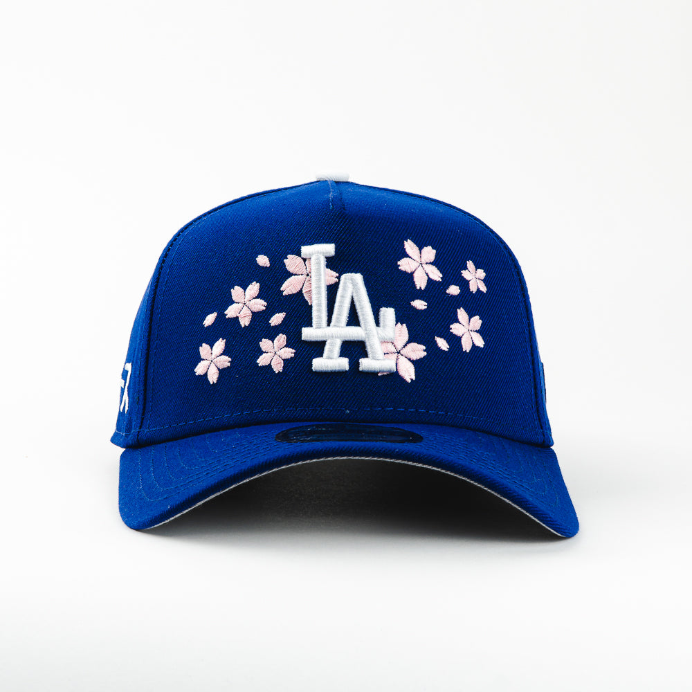 GORRA A FRAME NEW ERA DODGERS SAKURA KANJI ROYAL BLUE