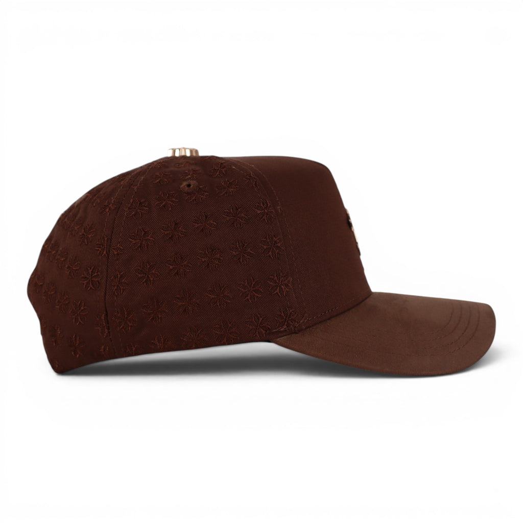 GORRA BARBAS HATS B CROSS PINK/BROWN