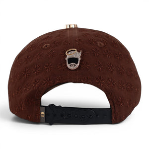 GORRA BARBAS HATS B CROSS ROSA/CAFE