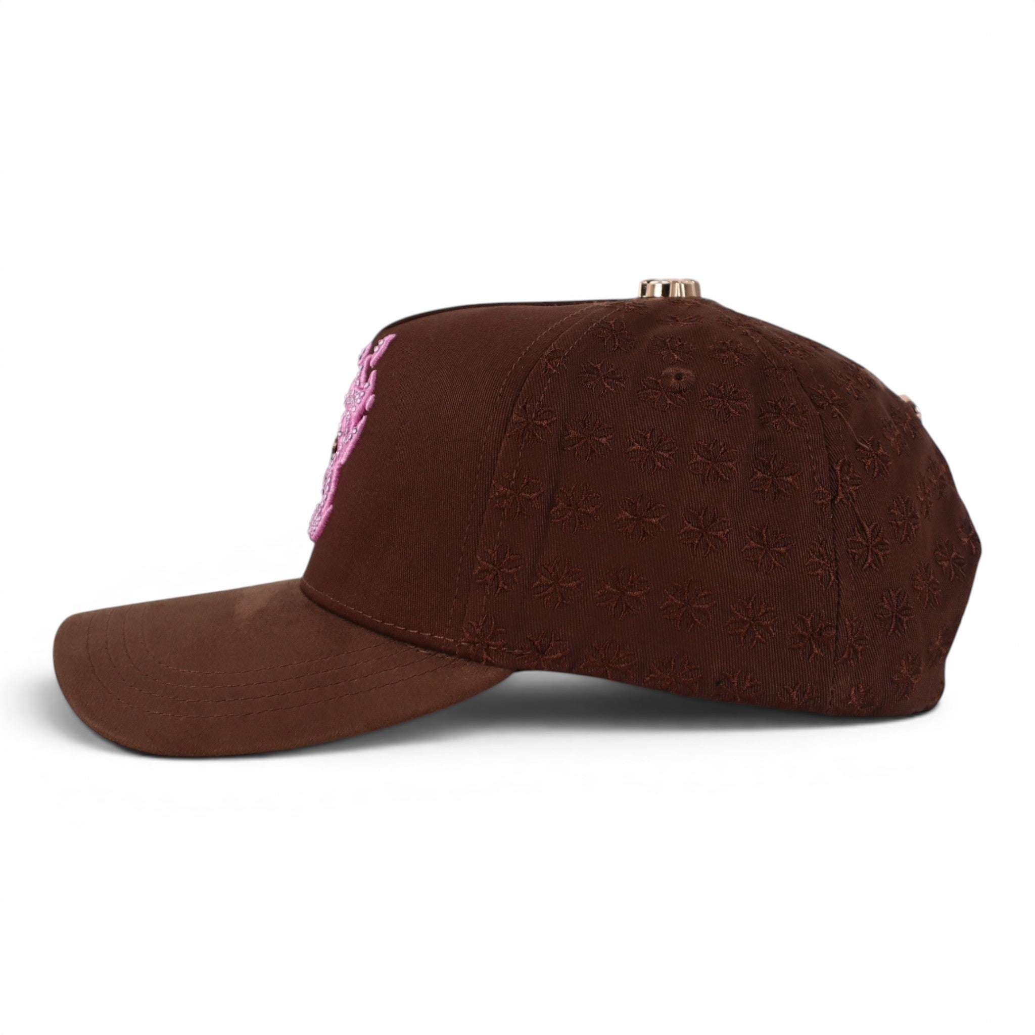 GORRA BARBAS HATS B CROSS PINK/BROWN