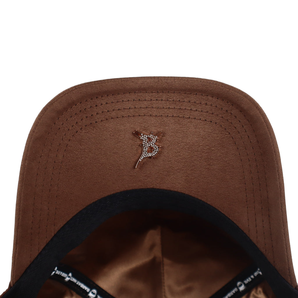GORRA BARBAS HATS B CROSS PINK/BROWN