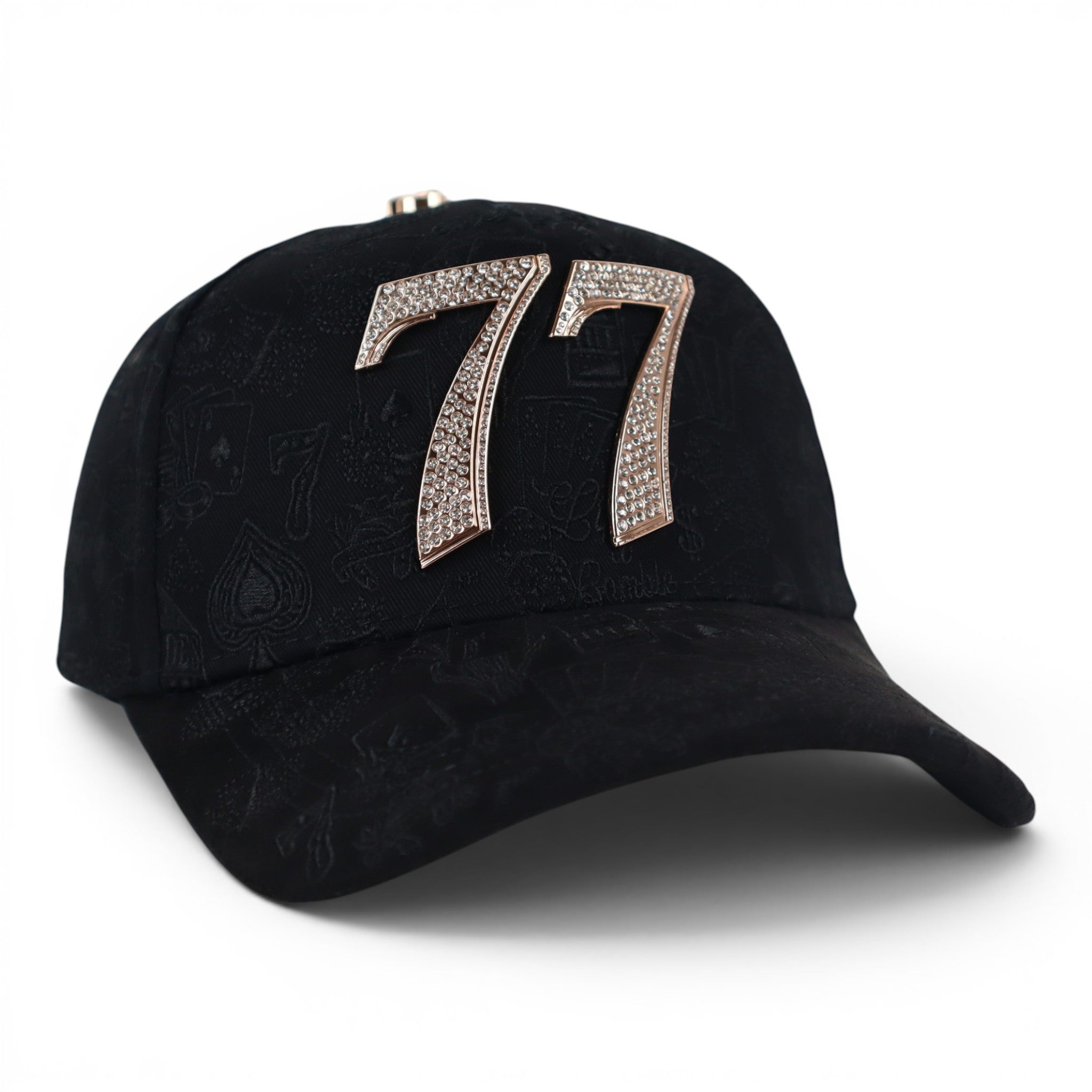 GORRA BARBAS HATS 77 BLACK CHROME GOLD
