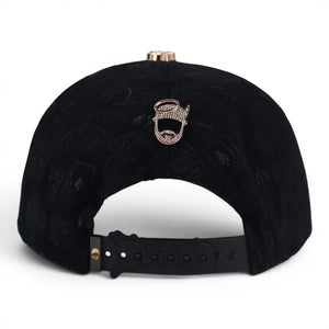 GORRA BARBAS HATS 77 BLACK CHROME GOLD