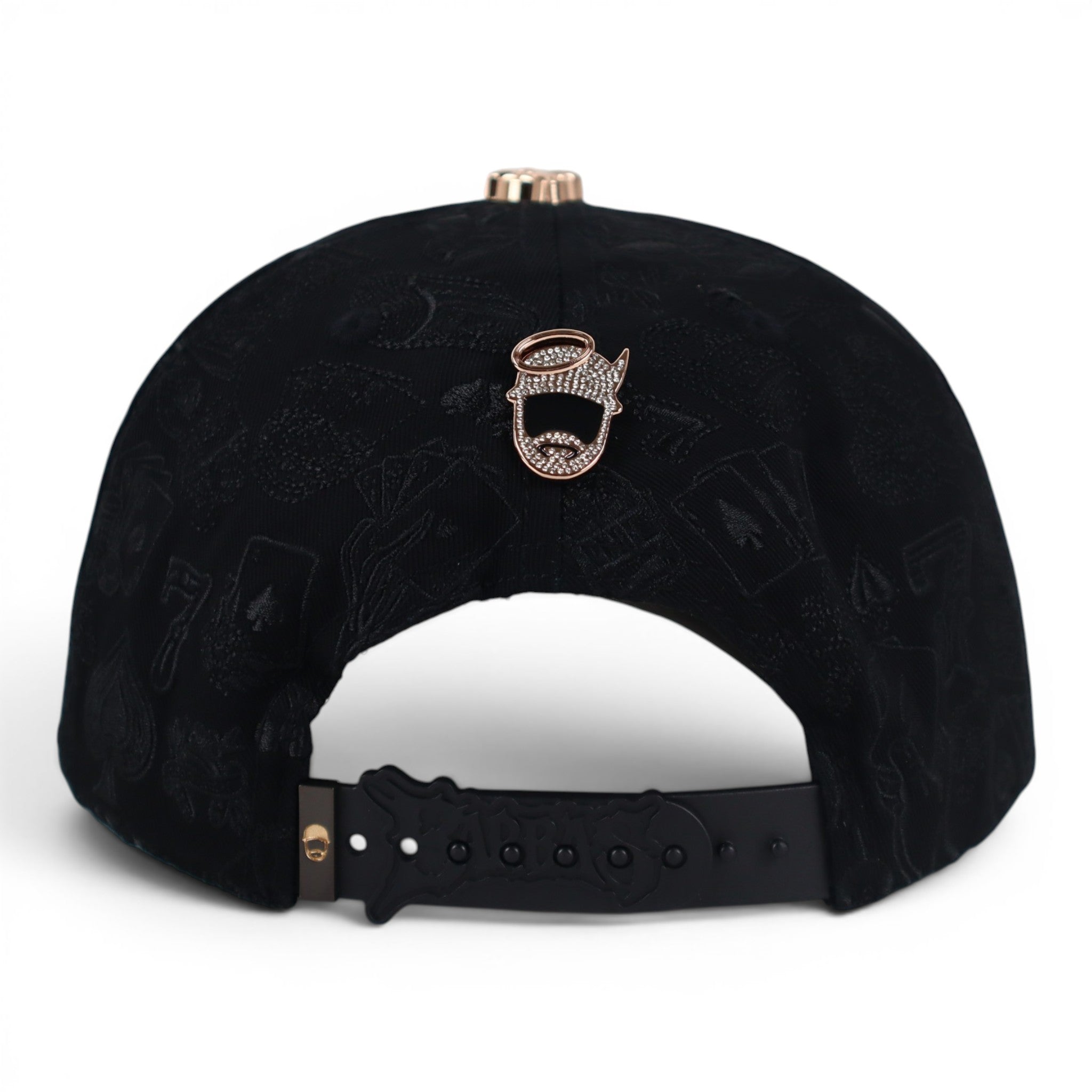 GORRA BARBAS HATS 77 BLACK CHROME GOLD