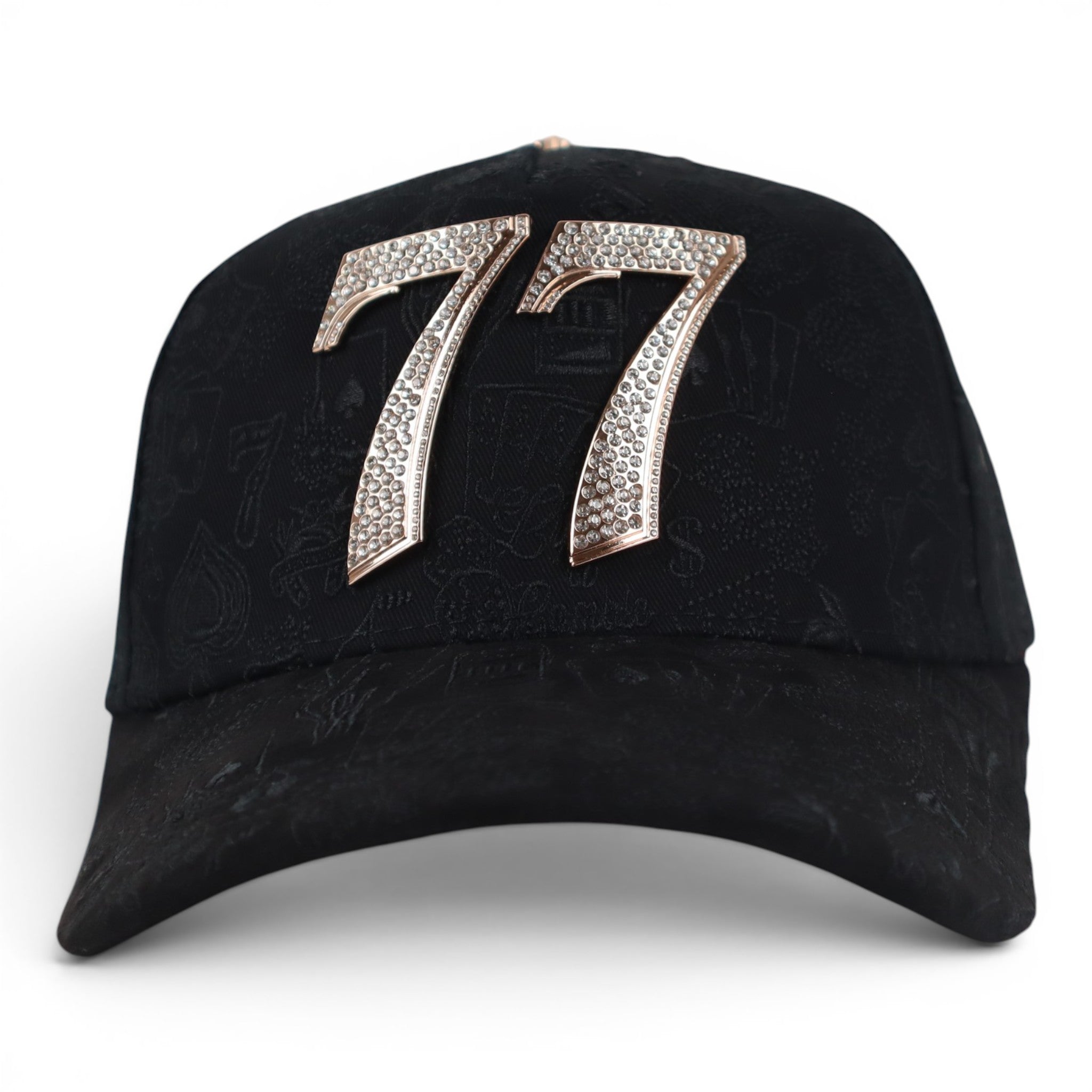 GORRA BARBAS HATS 77 BLACK CHROME GOLD