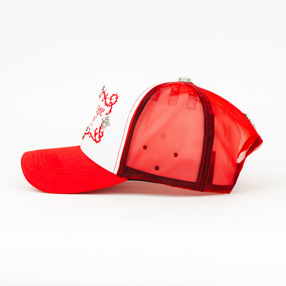 GORRA BARBAS HATS RICH LIFE RED
