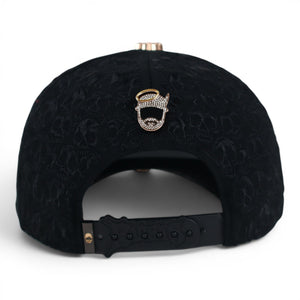 GORRA BARBAS HATS BBB HAND SKULL CRYSTALS NEGRA