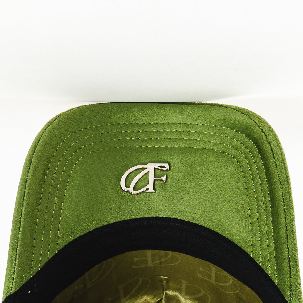 GORRA CAPS FANS SAN JUDAS BEIGE/GREEN VISOR SUEDE