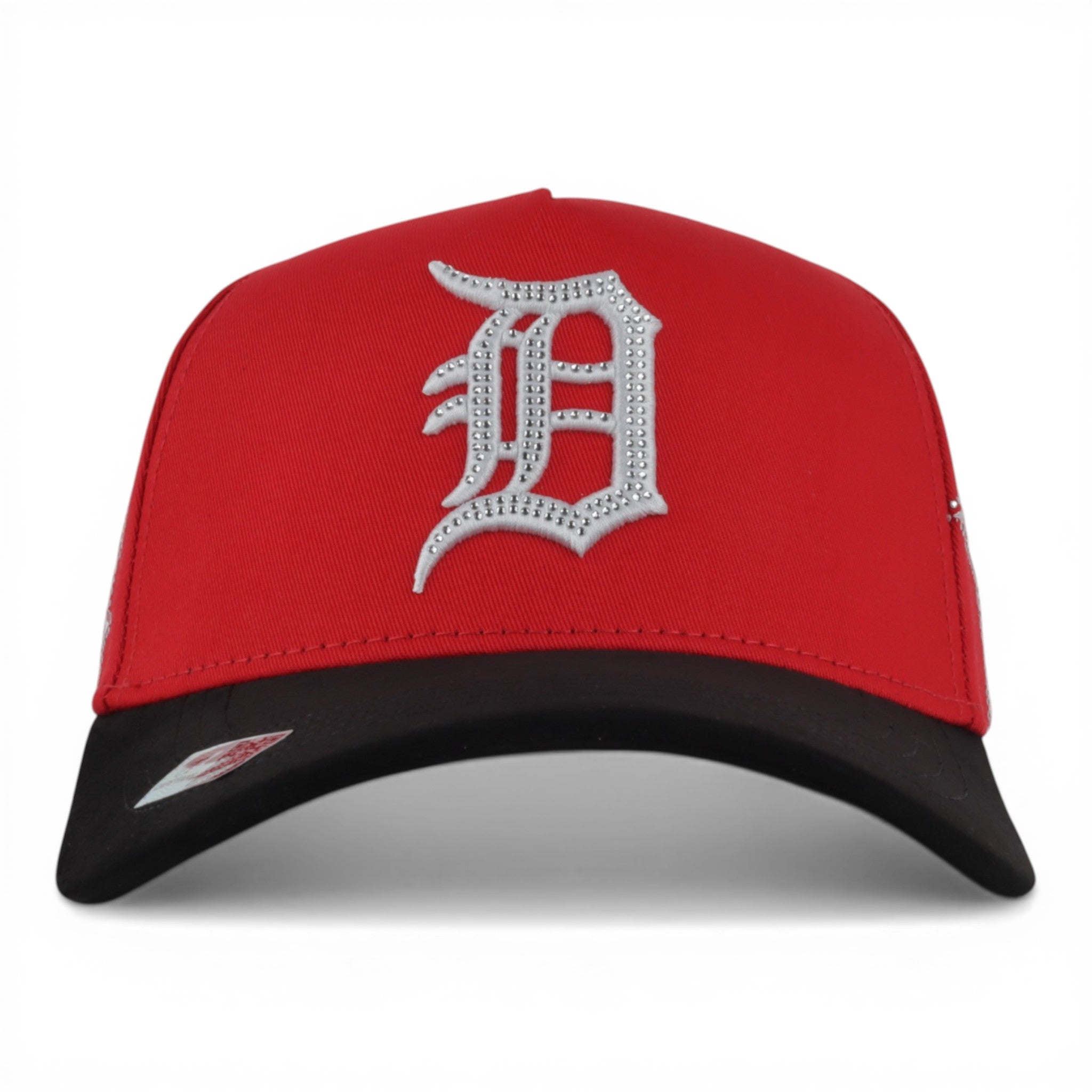 GORRA CAPS FANS DETROIT RED/BLACK VISOR SUEDE