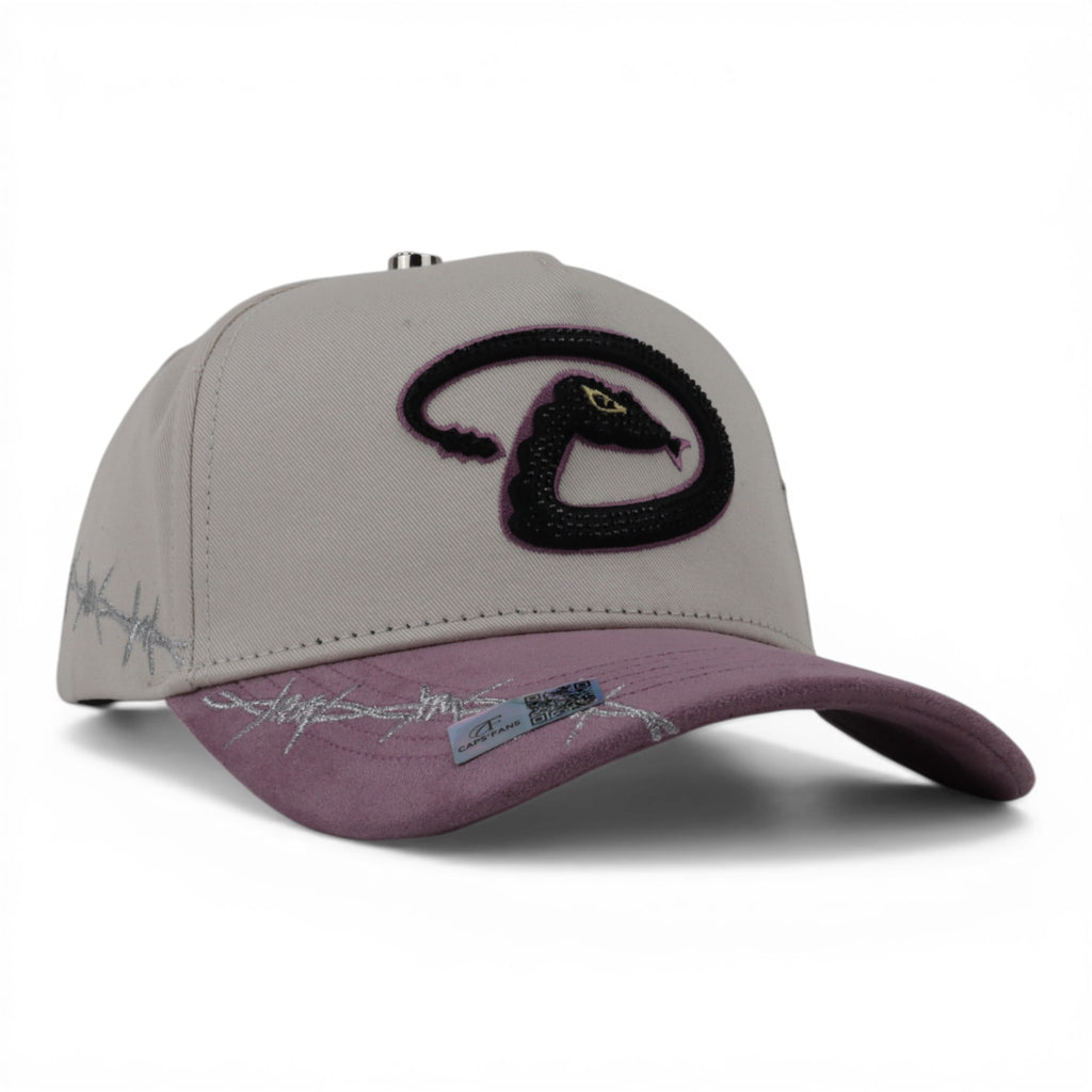 GORRA DIAMOND BEIGE/PINK