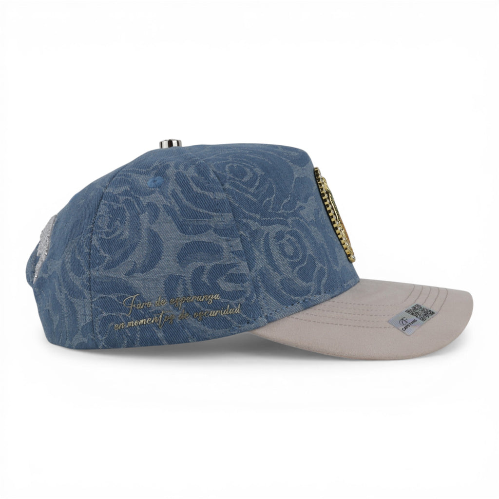 GUADALUPE DENIM BLUE/BEIGE