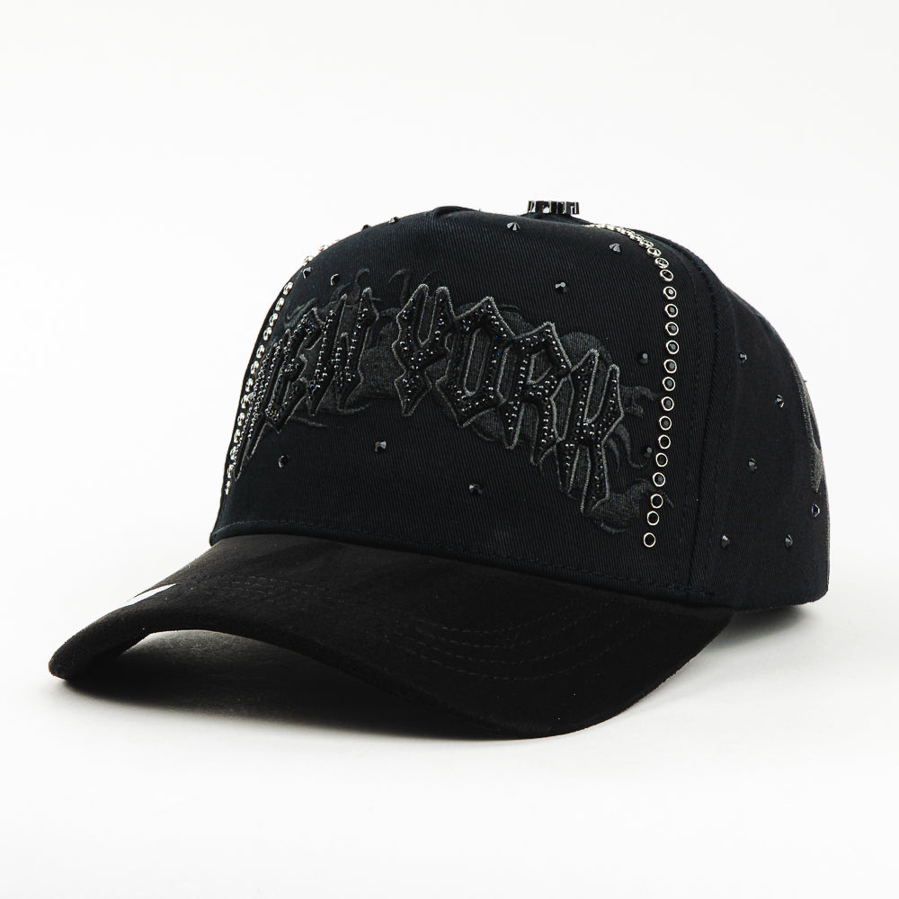 GORRA CAPS FANS NEW YORK LIGHTNING CRYSTALS BLACK