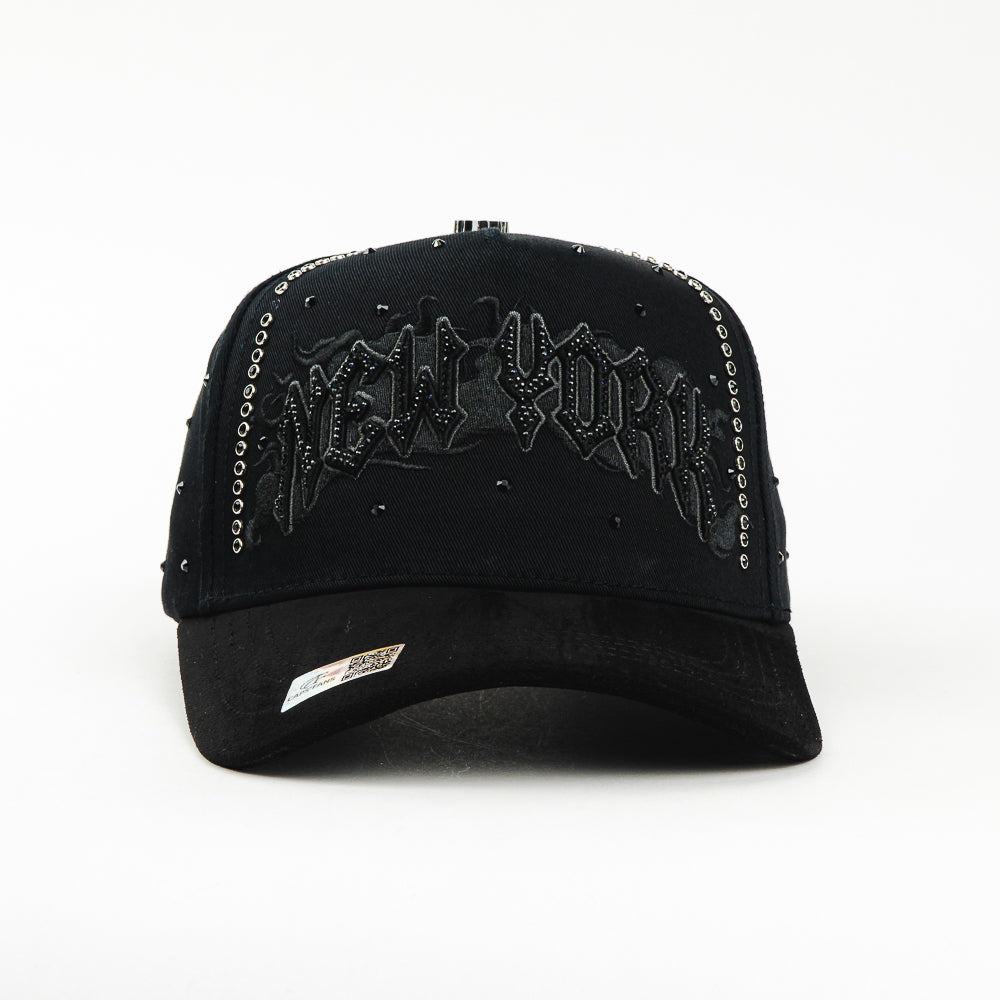 GORRA CAPS FANS NEW YORK LIGHTNING CRYSTALS BLACK