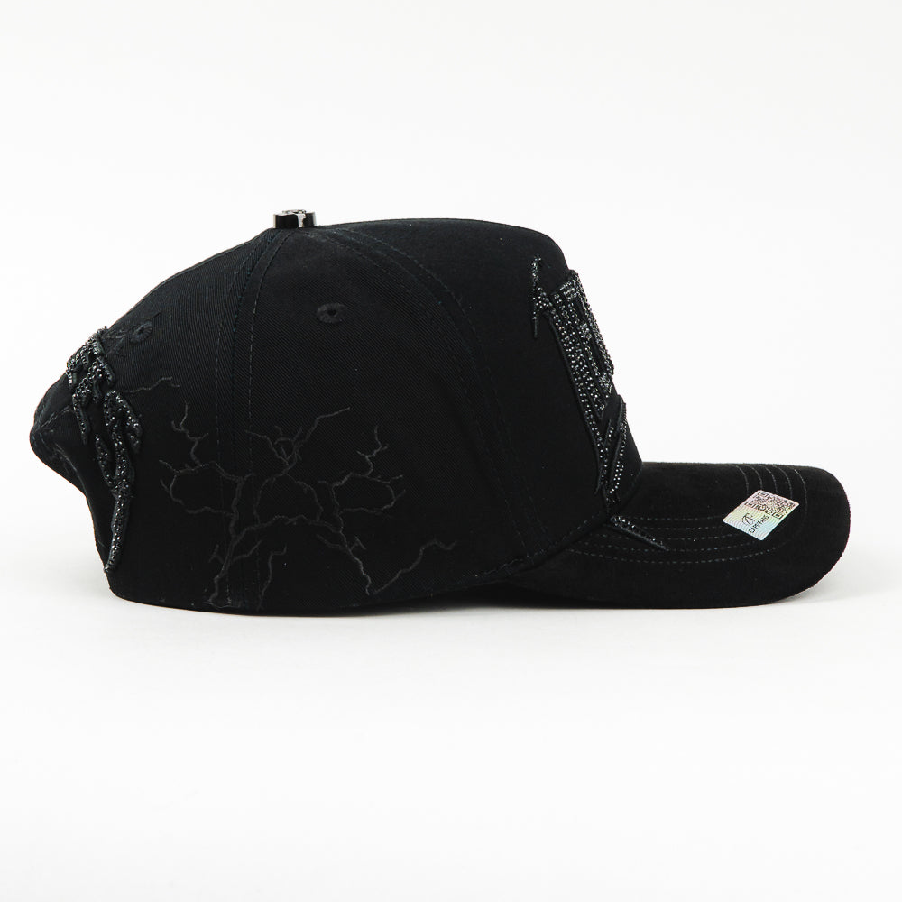 GORRA CAPS FANS NEW YORK ALL BLACK