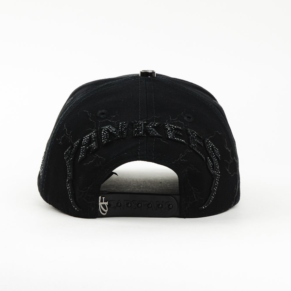 GORRA CAPS FANS NEW YORK ALL BLACK