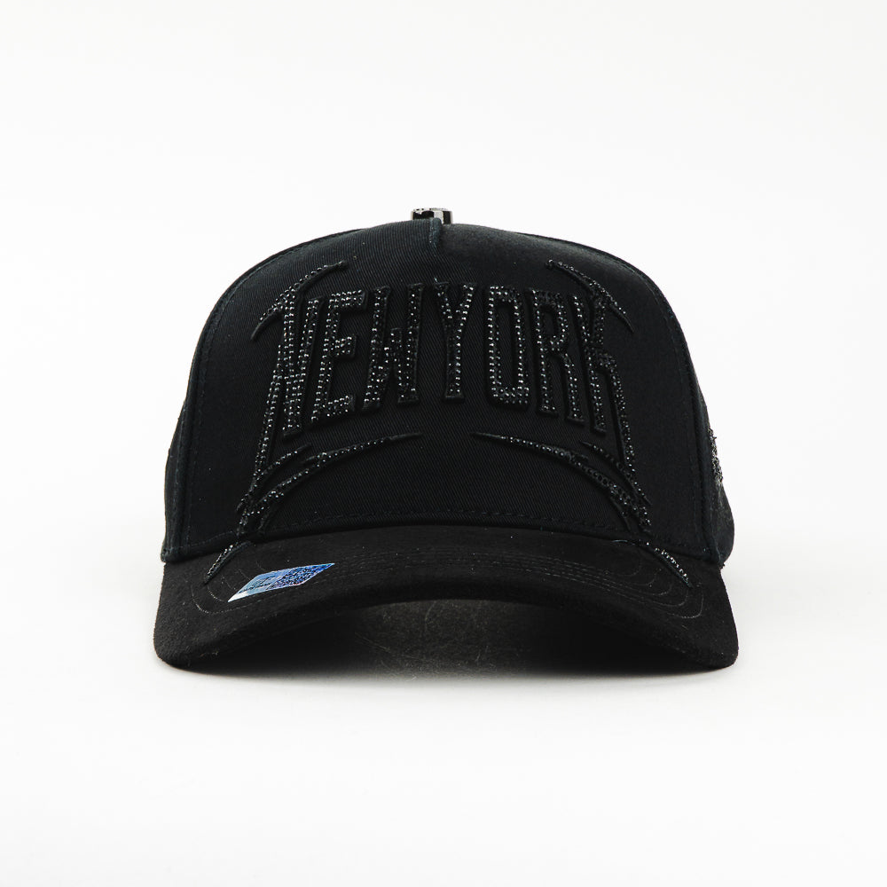 GORRA CAPS FANS NEW YORK ALL BLACK