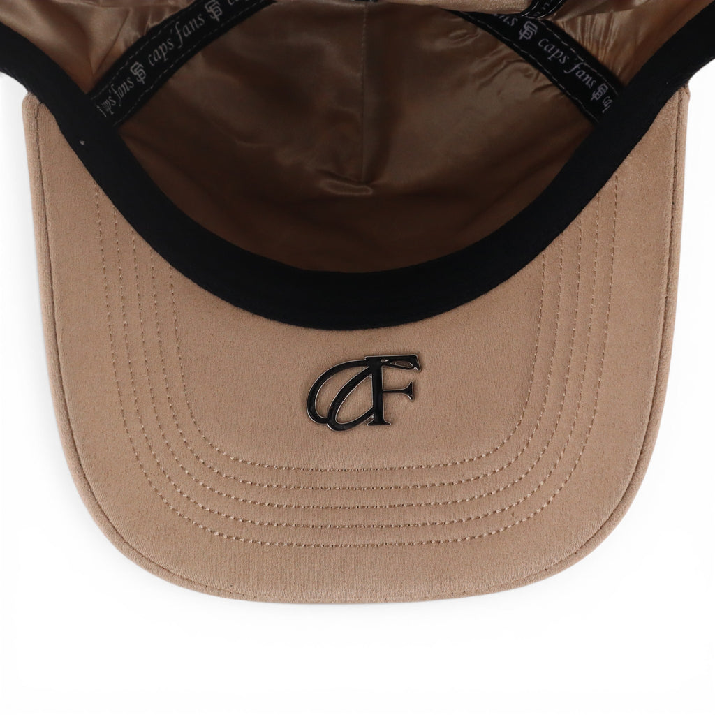 SAN FRANCISCO CRYSTALS VISOR SUEDE BEIGE