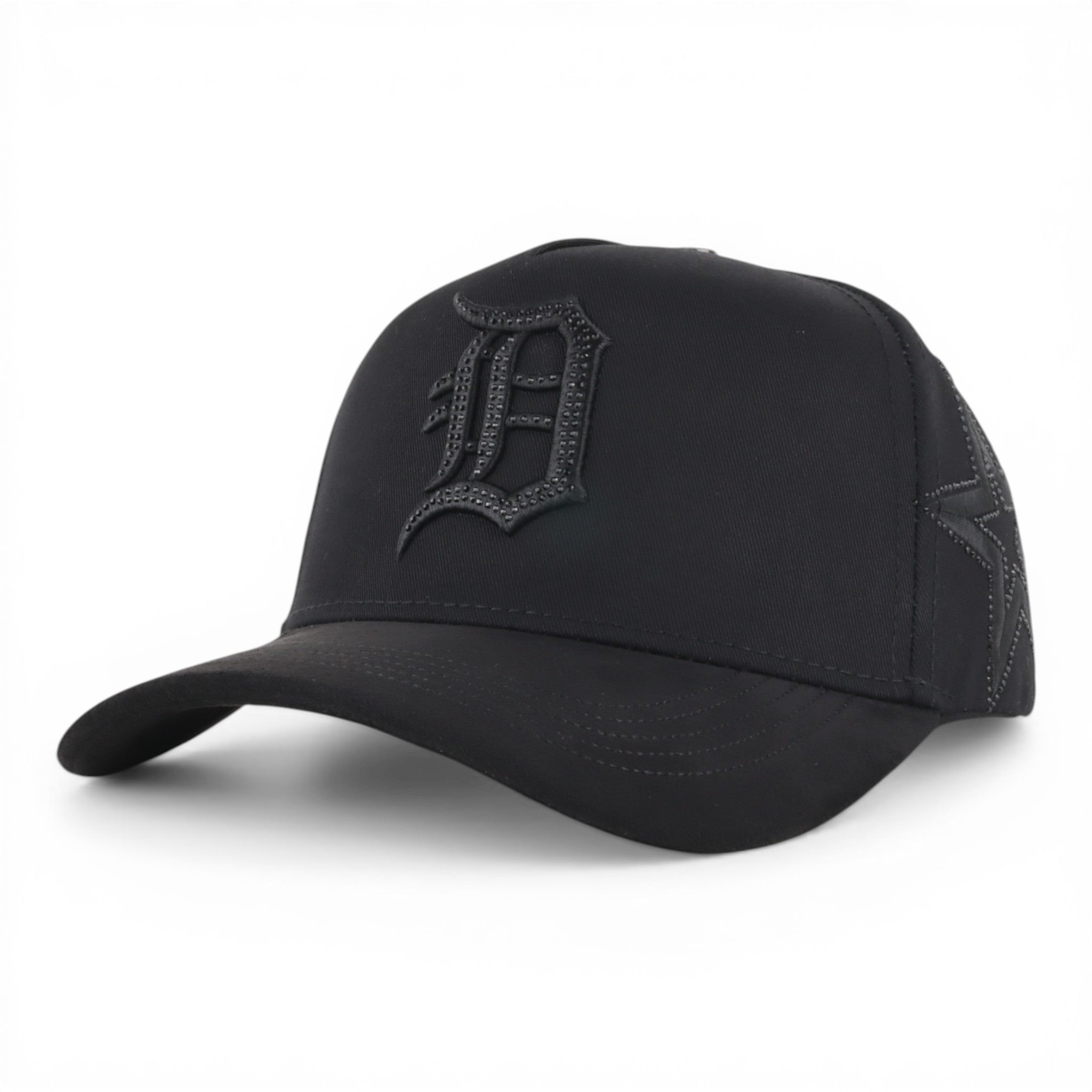 DETROIT ALL BLACK VISOR SUEDE