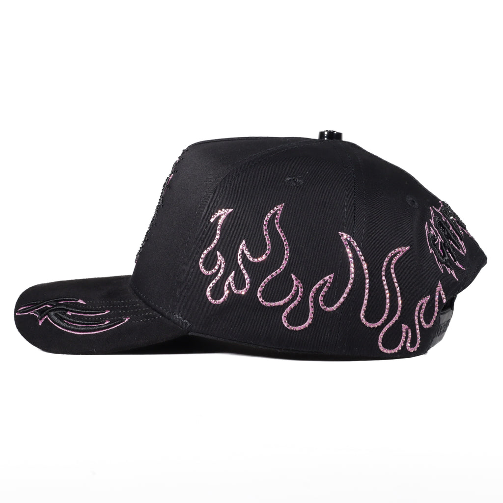 GORRA CAPS FANS NY FIRE BLACK/PINK