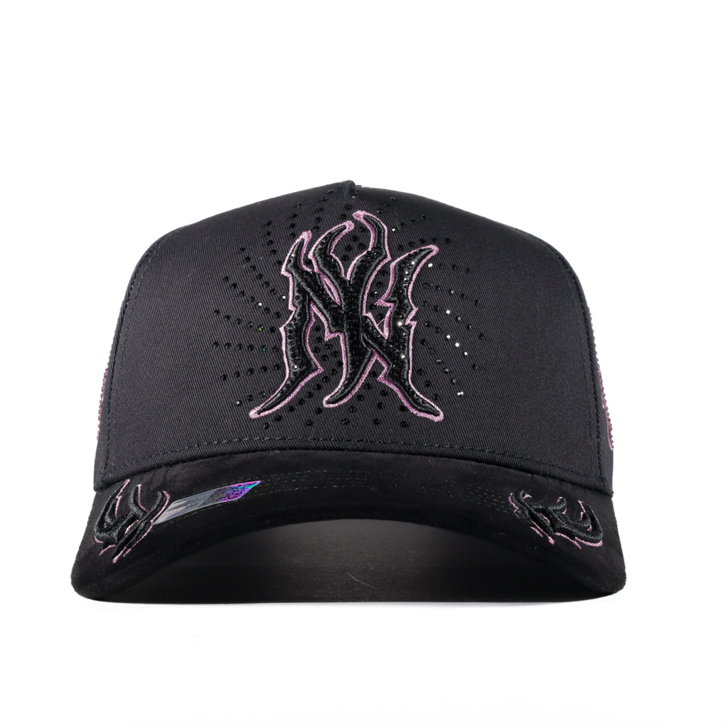 GORRA CAPS FANS NY FIRE BLACK/PINK