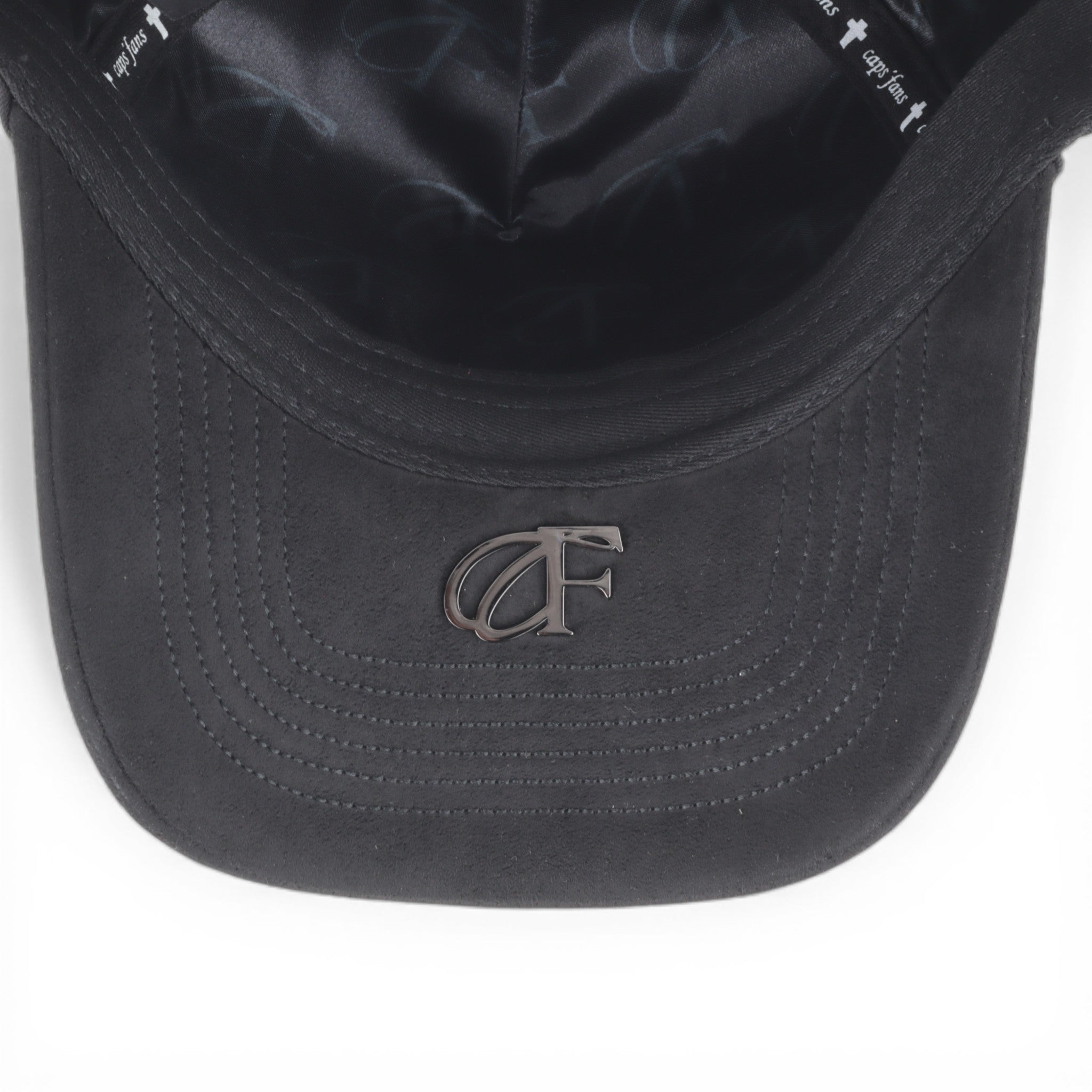 GORRA CAPS FANS CRUZ CRISTALES BLACK BLK
